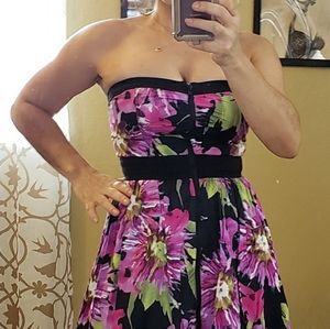 Floral cocktail dress